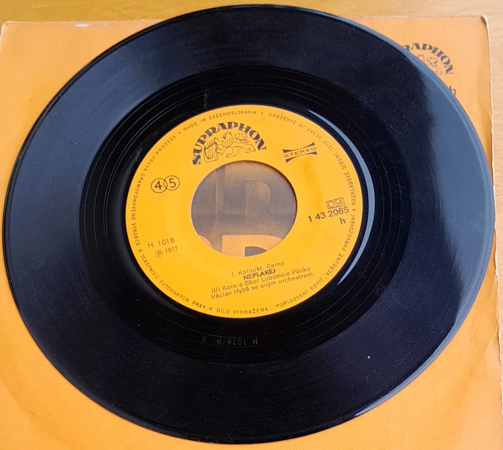 Jiří Korn, LP Platňa - single play