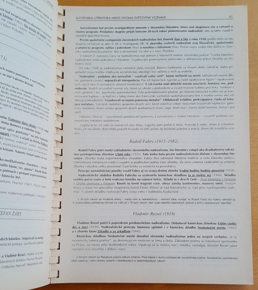 Príručka slovenskej literatúry pre stredoškolákov