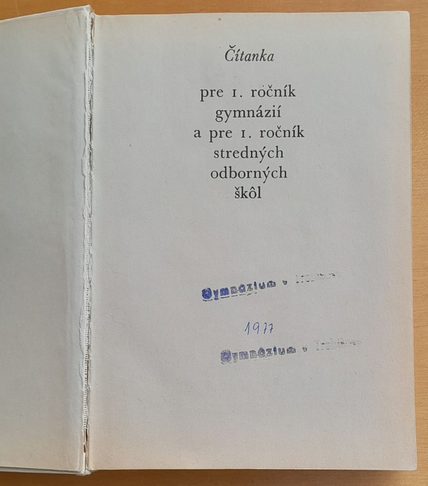 Čítanka 1.