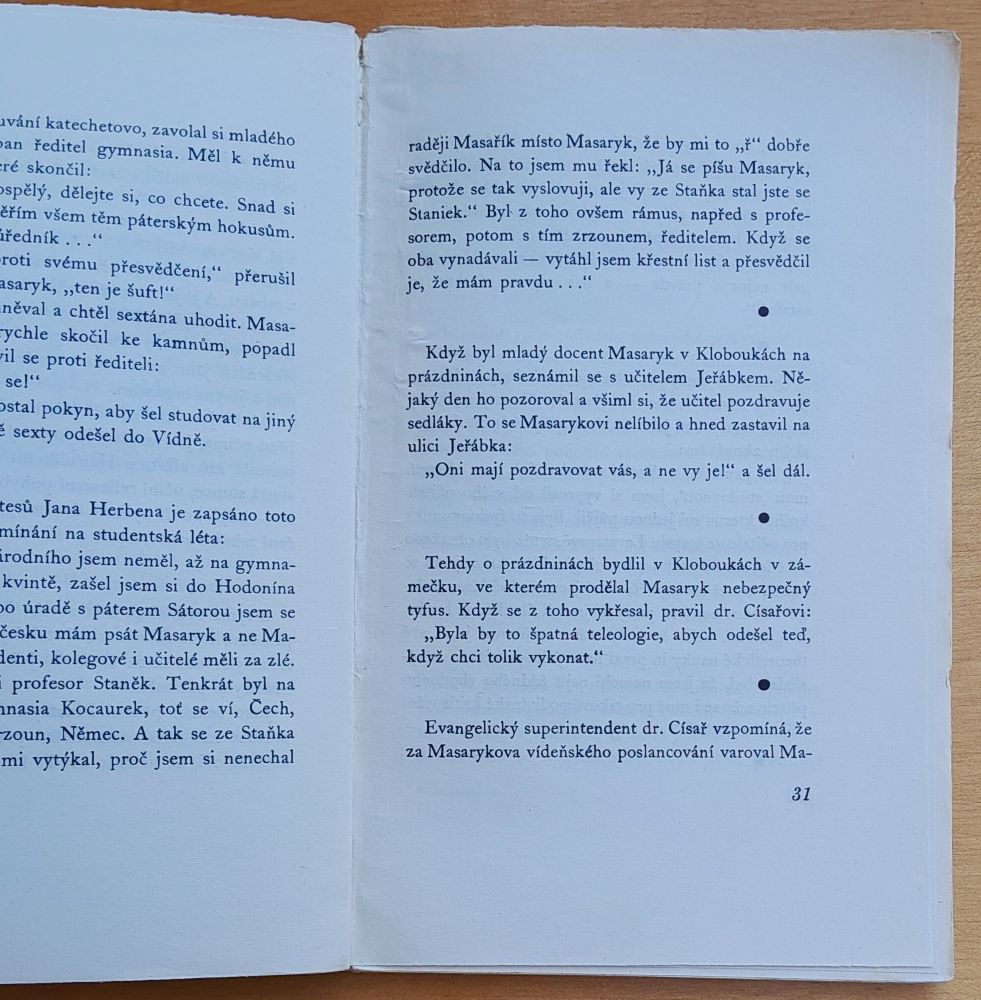 TGM / Malé historky o velkém muži