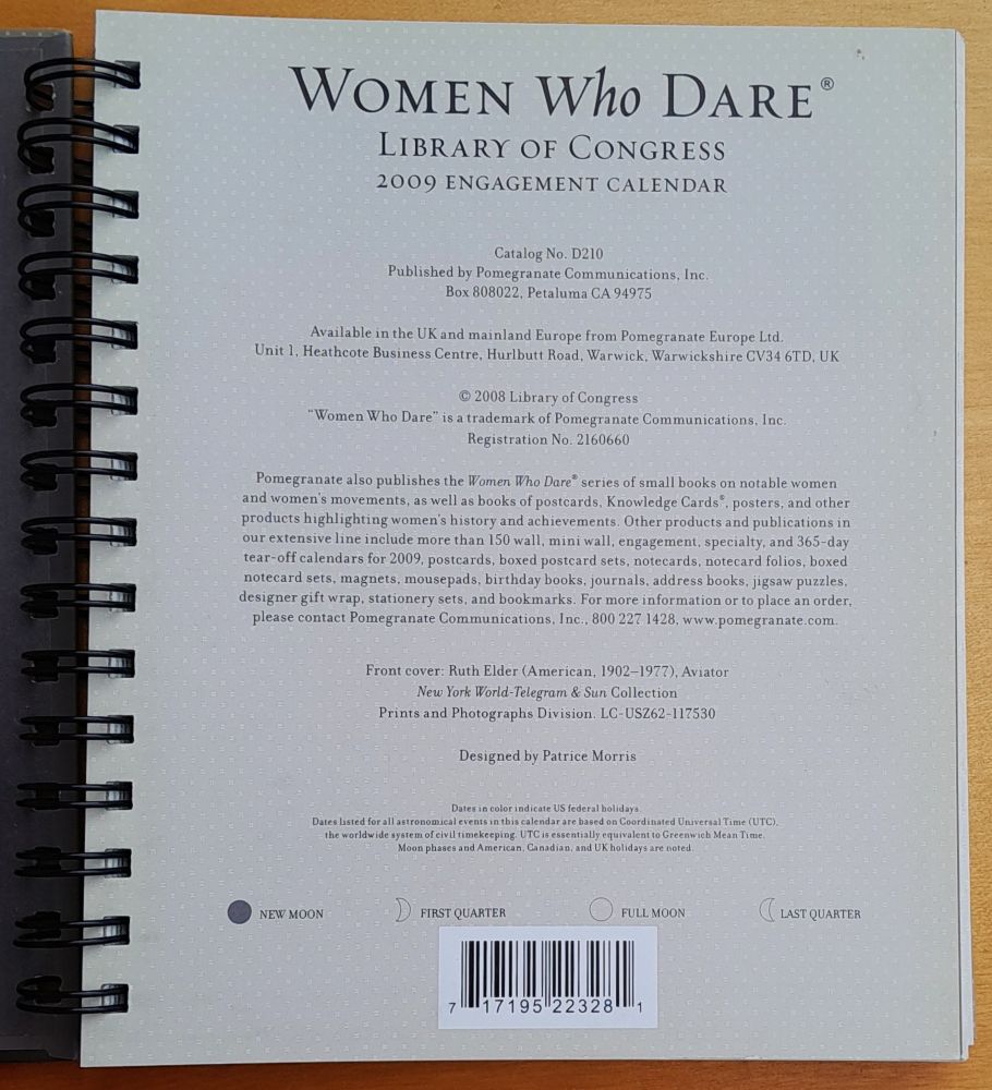 Women who Dare / 2009 Engagement Calendar
