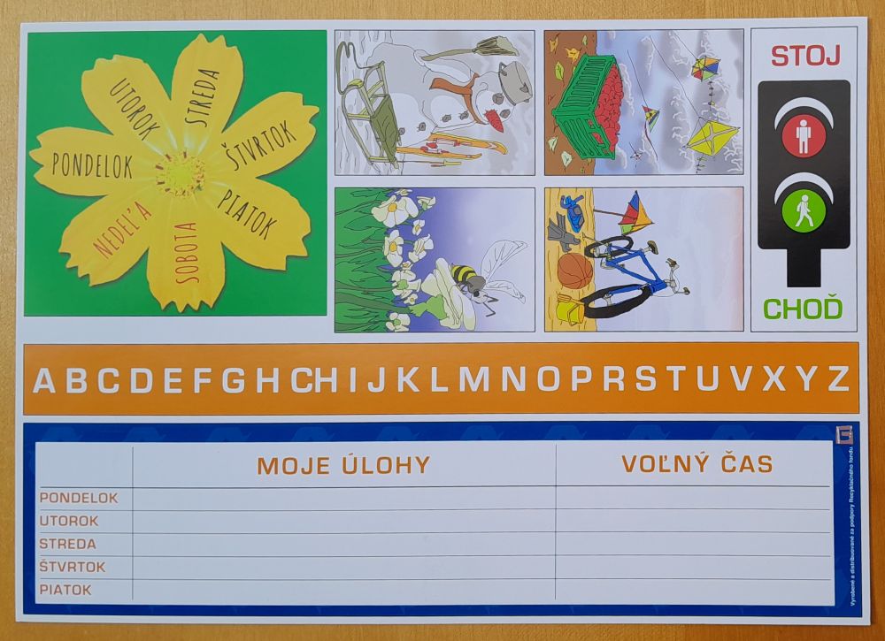 Dajme veciam druhú šancu / Harmonogram / Rozvrh hodín