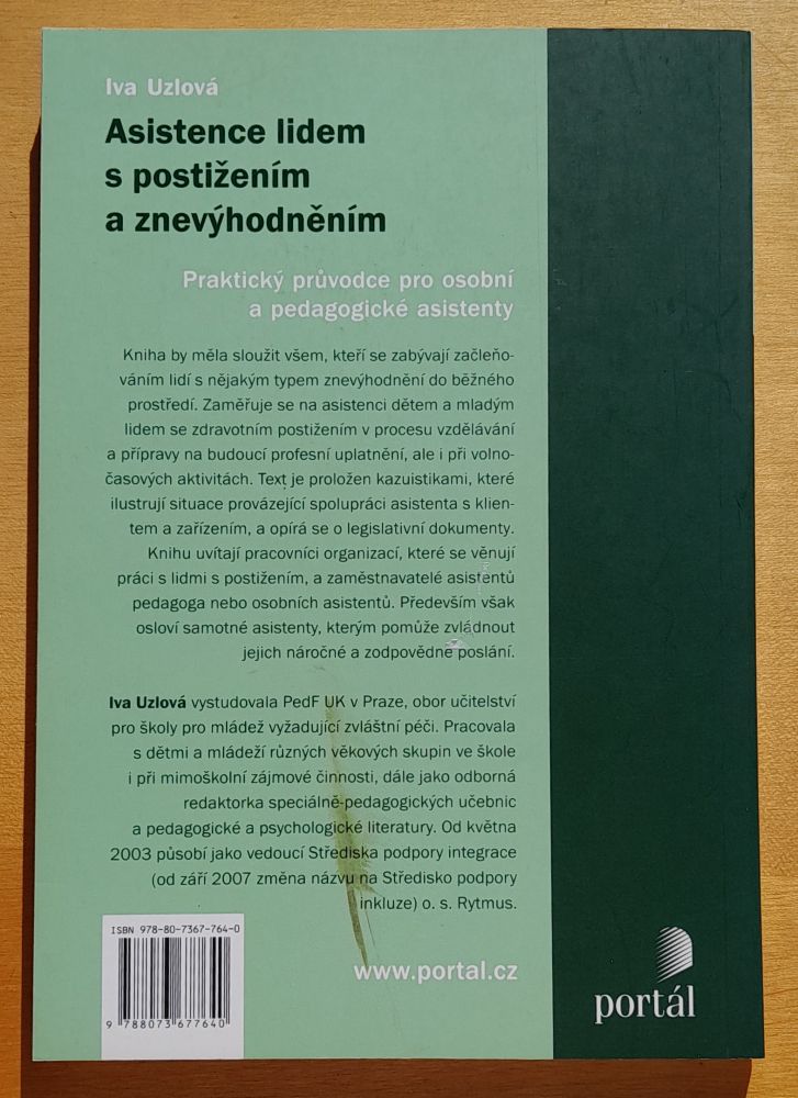Asistence lidem s postižením a znevýhodněním, Praktický prúvodce pro osobní a pedagogické asistenty
