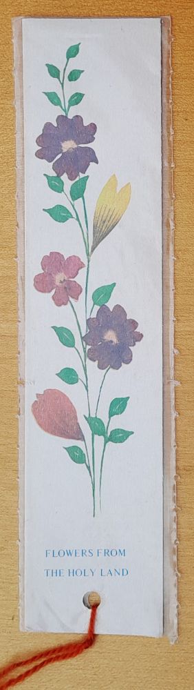 Záložka do knihy / Flowers from the Holy land