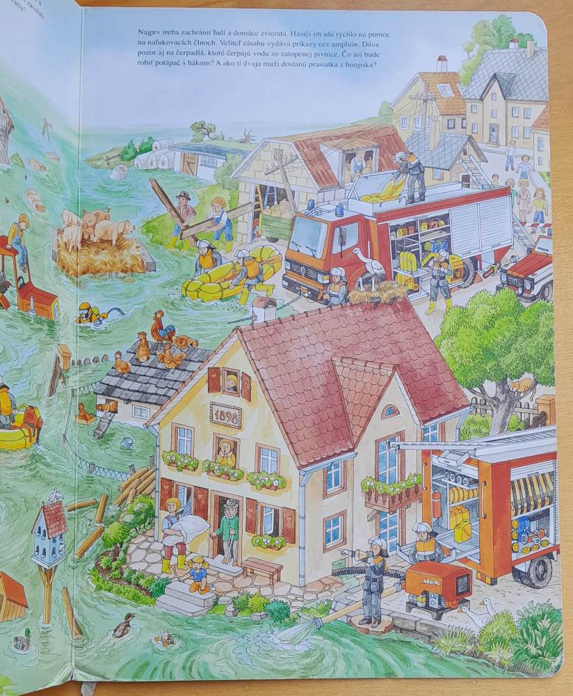 Veľká obrázková kniha Hasiči