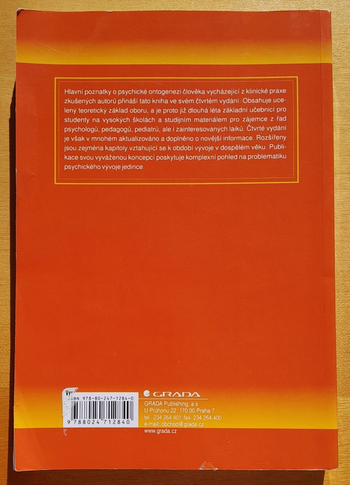 Vývojová psychologie / 2. aktualizované vydání
