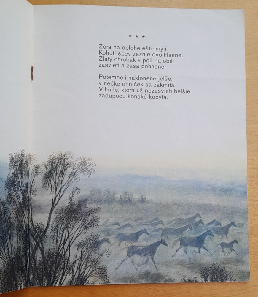 Spln sa vzniesol nad lúčiny