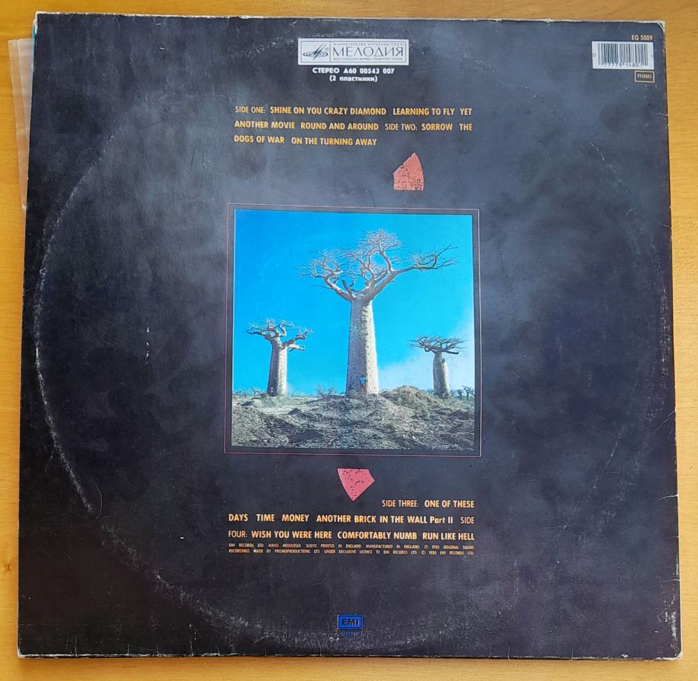 Pink Floyd, Delicate Sound of Thunder, dvojplatňa - LP platňa - Long play