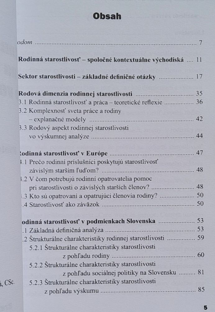 Rodinná starostlivosť na Slovensku ako verejný záujem