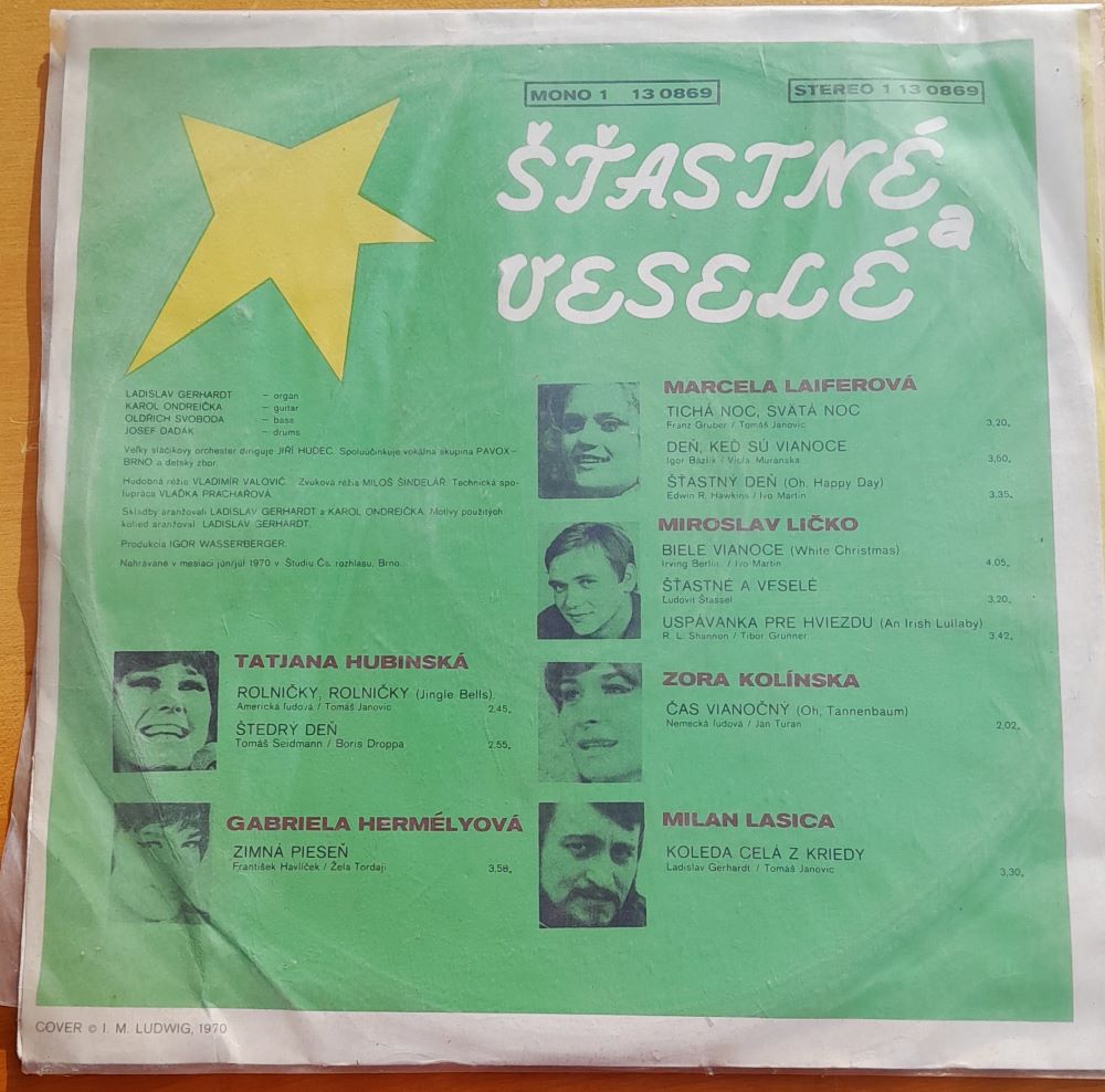 Šťastné a veselé, Melódie pre vianočnú pohodu LP platňa - Long play