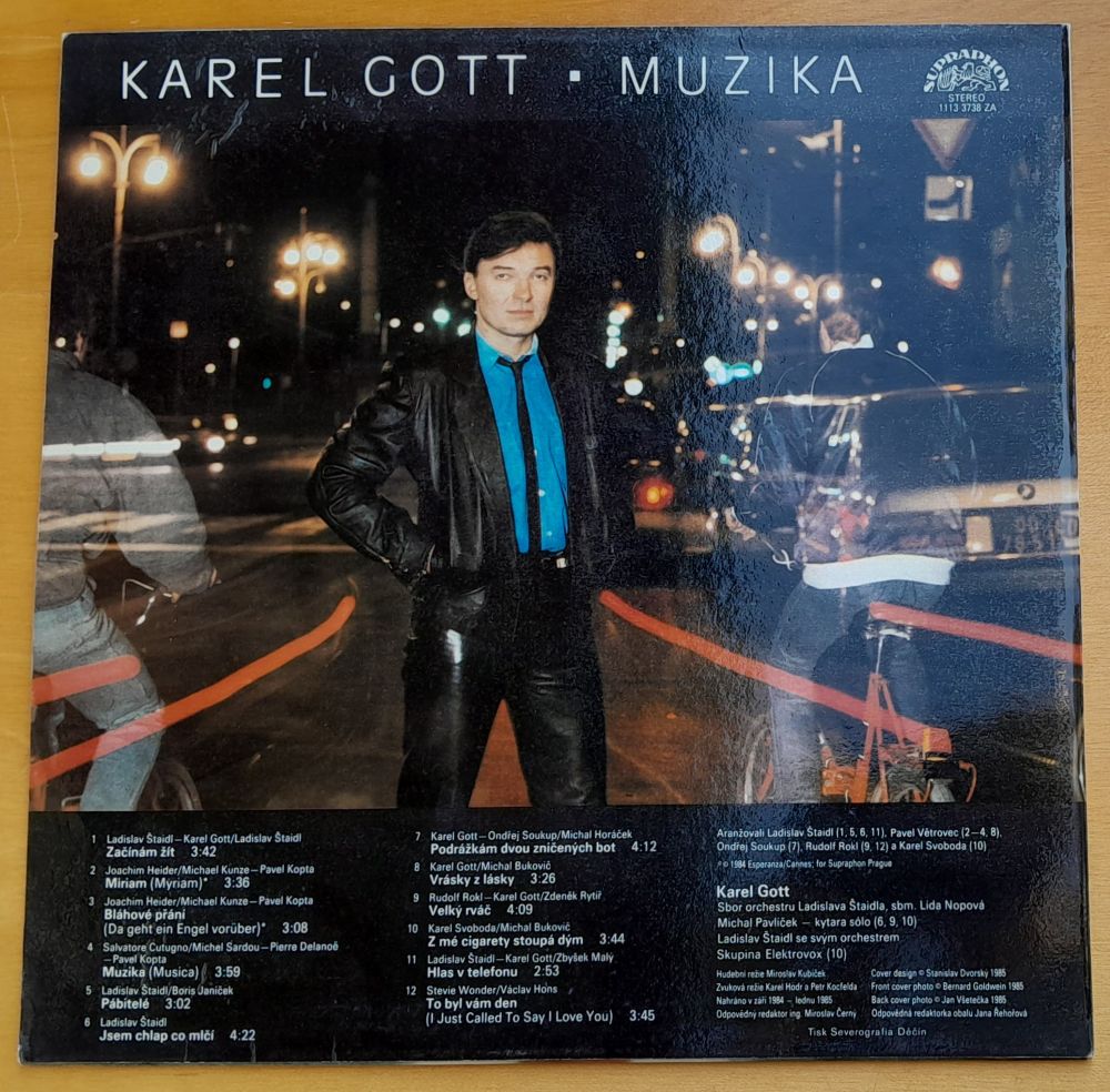 Karel Gott - Muzika, LP platňa, Long play