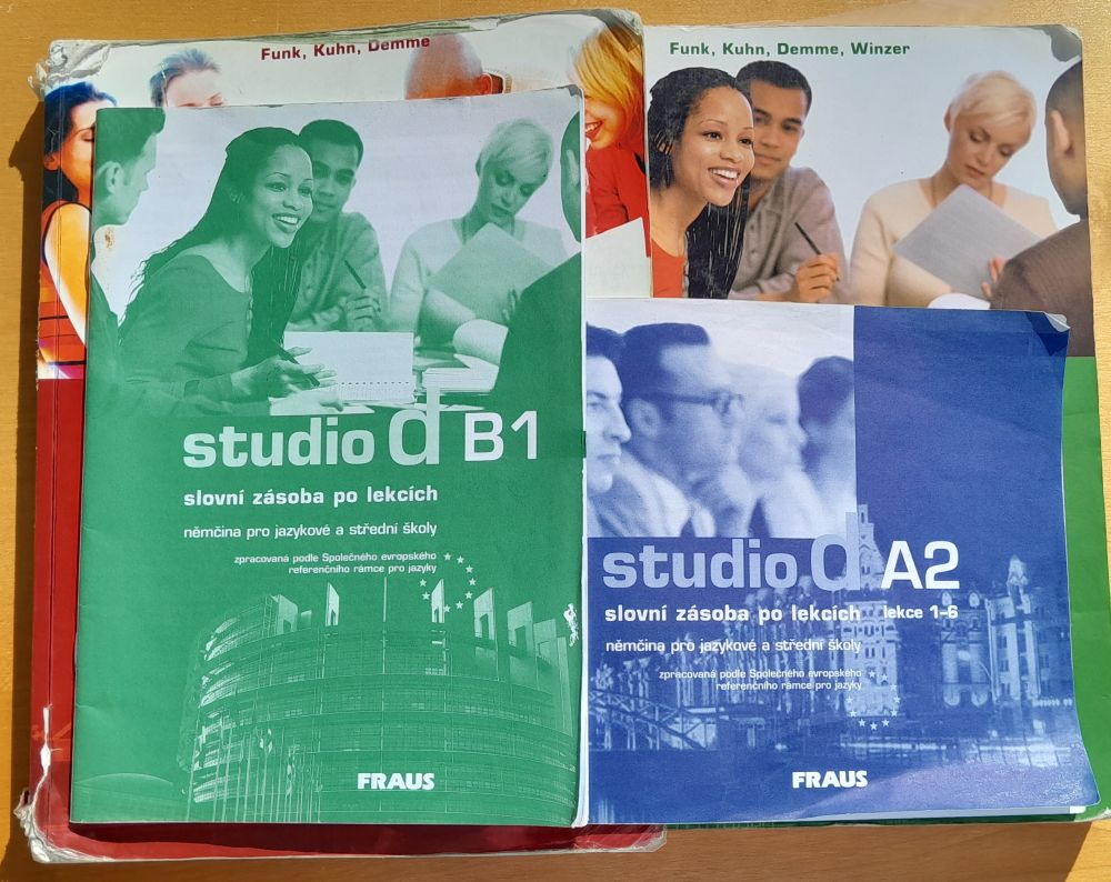 Studio d / učebnice A1 a B1 / slovní zásoba po lekcích A2 a B1