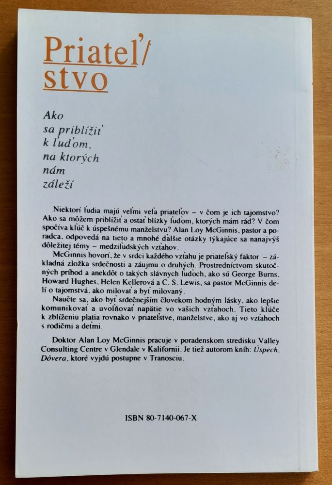 Priateľstvo / Osobnostný rozvoj