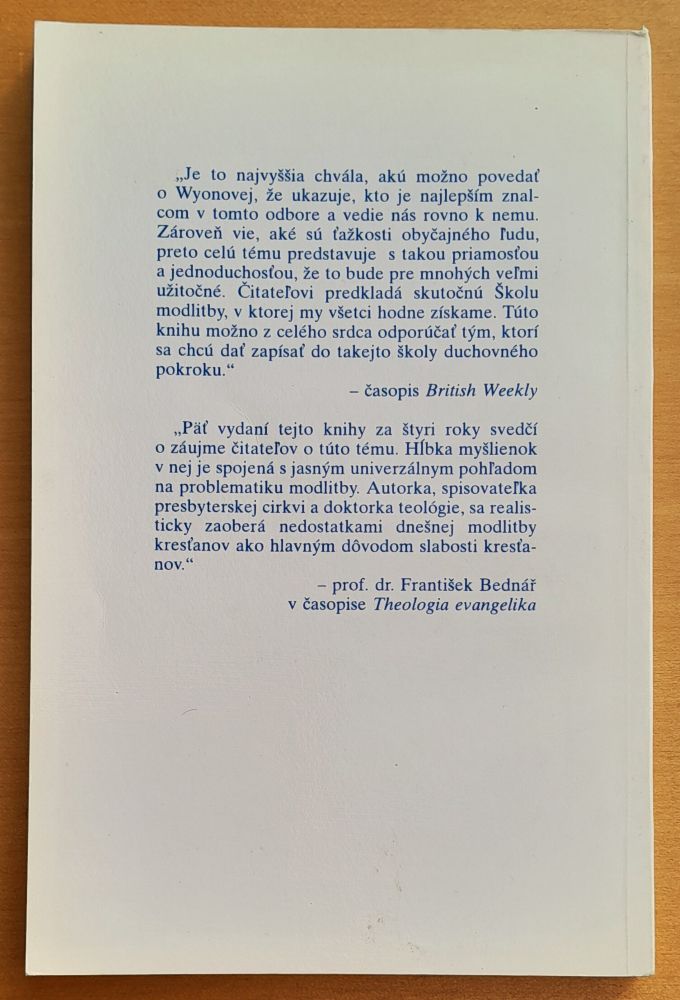 Škola modlitby / Metóda rozjímania
