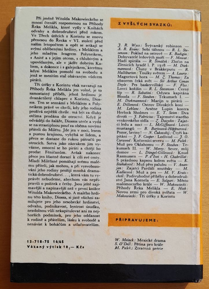 Tři útěky z Korintu / Knihy odvahy a dobrodružství