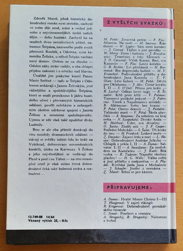 Sehni se pro kámen / Knihy odvahy a dobrodružství