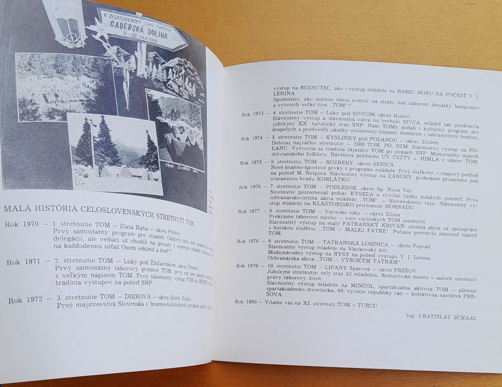 27. zraz turistov - XXVII. Zraz turistov SNP a XI. stretnutie turistických oddielov mládeže Veľká Fatra - Mošovce 17.- 20. júla 1980