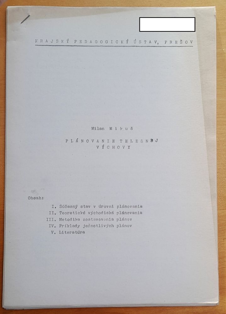 Metodické pokyny na telesnú výchovu v komunizme