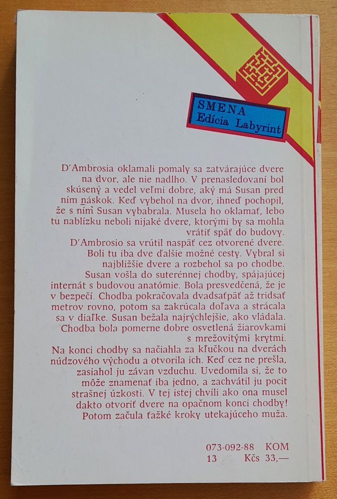 Kóma / Edícia Labyrint / lekársky thriller