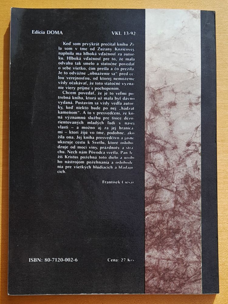 Žila som v tme / Edícia Doma