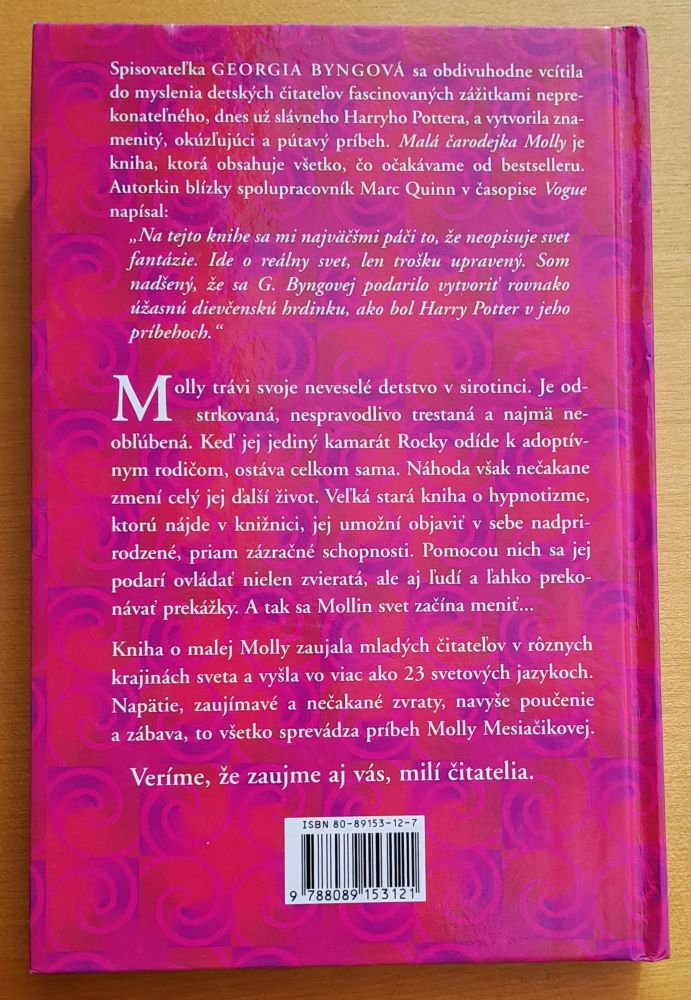 Malá čarodejka Molly / 1. diel série Molly Moonová
