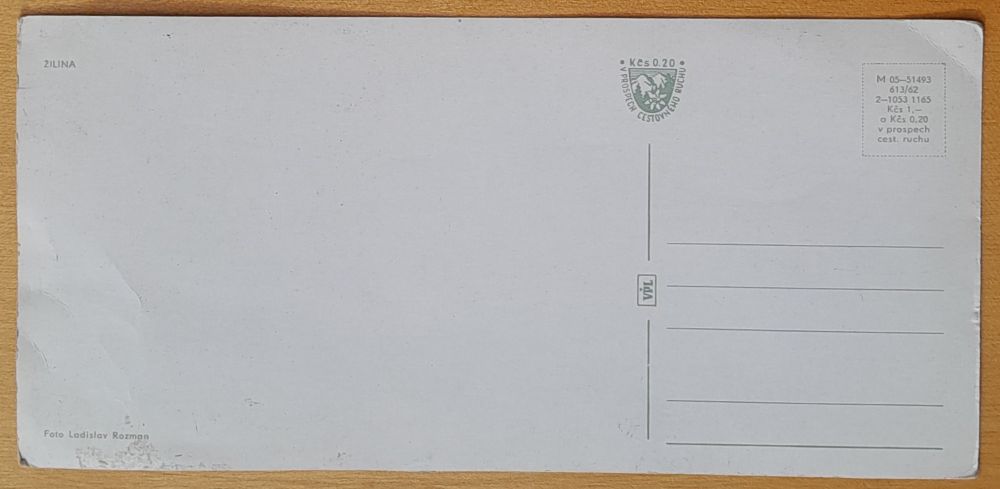 Žilina - Ladislav Rozman - 1962