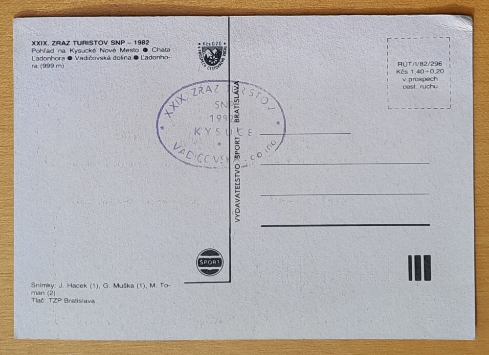 Kysuce - Vadičovská dolina - 29. zraz turistov SNP 1982