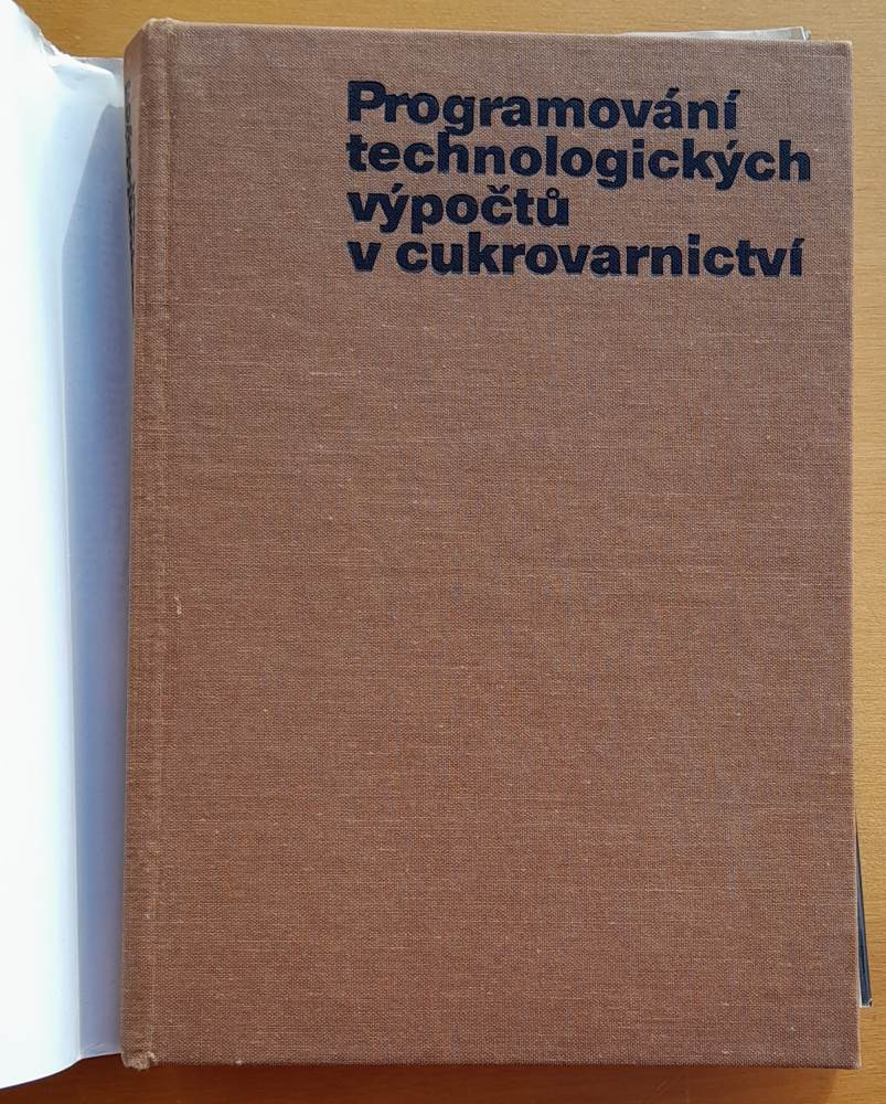 Programování technologických výpočtú v cukrovarnictví