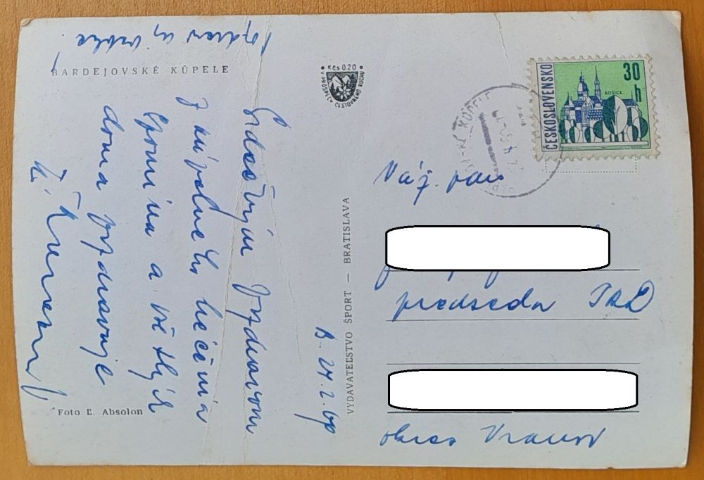 Bardejovské kúpele - 1969