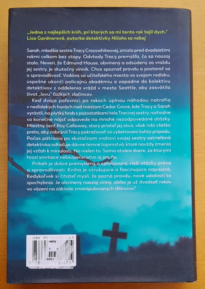 Hrob mojej sestry / 1. diel série Tracy Crosswhiteová