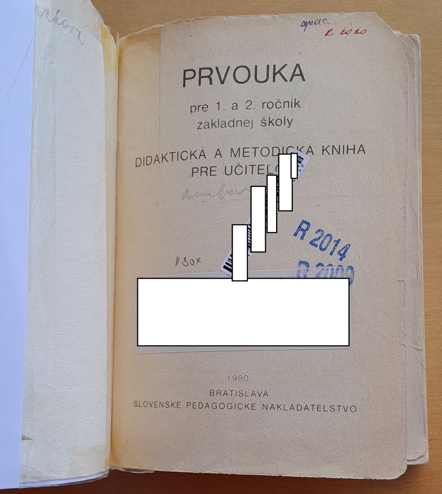 Prvouka pre 1. a 2. ročník základnej školy