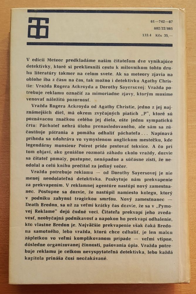 Vražda Rogera Ackroyda / Agatha Christie