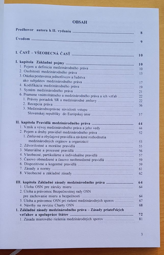 Základy medzinárodného práva