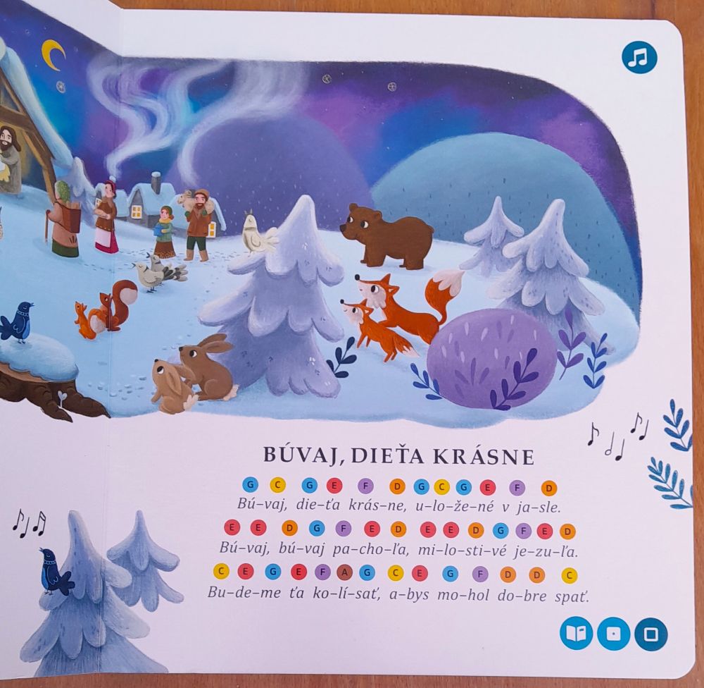 Vianočné koledy / Kúzelné čítanie / Interaktívna hovoriaca knižka