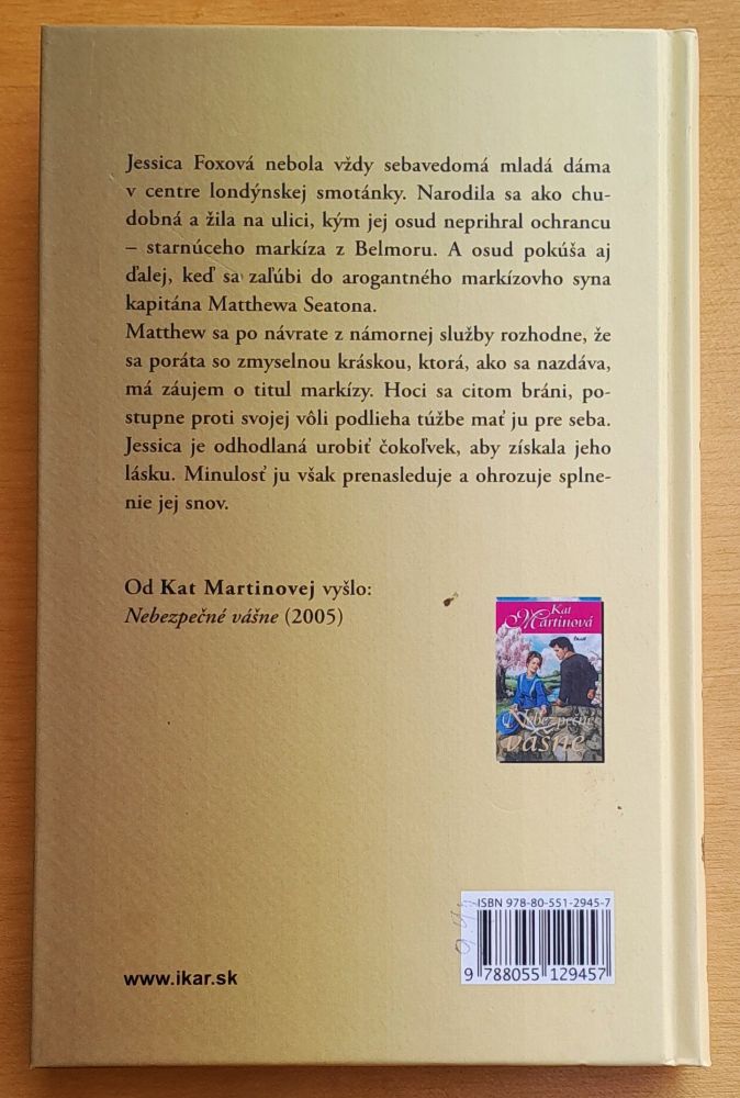 Nenaplnená nevinnosť / 1. diel série Kingsland