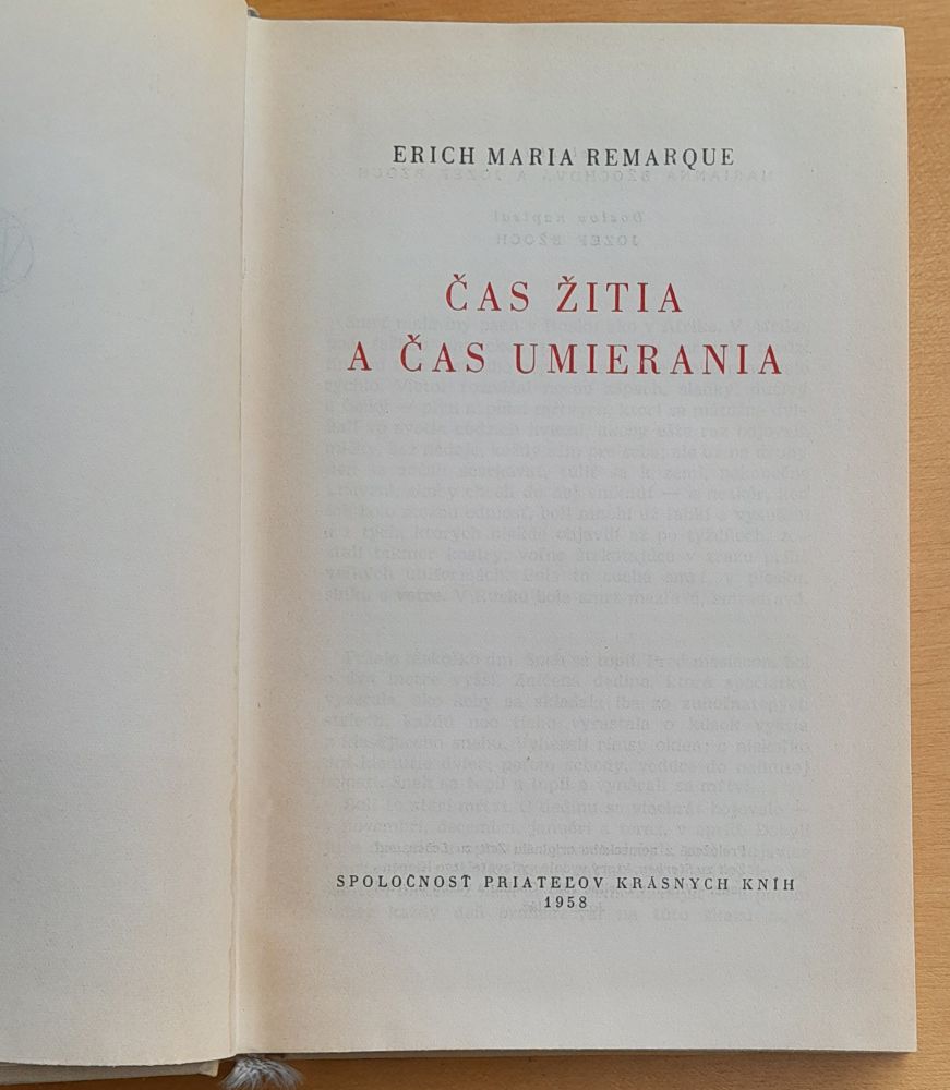 Čas žitia a čas umierania