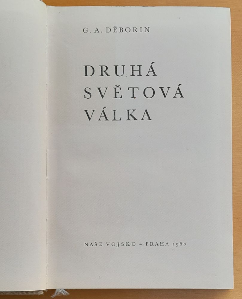 Druhá světová válka / Vojenskopolitický nástín