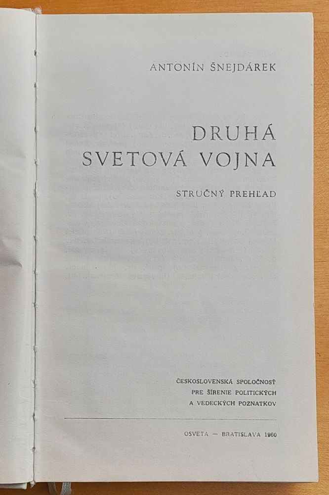 Druhá svetová vojna / Stručný prehľad