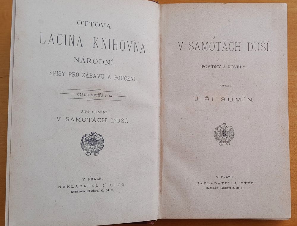 V samotách duši / Povídky a novely