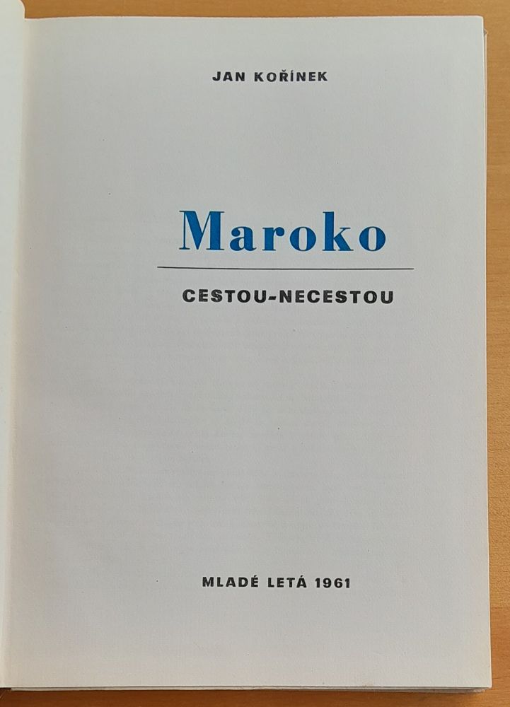 Maroko cestou-necestou / Edícia Šírym svetom