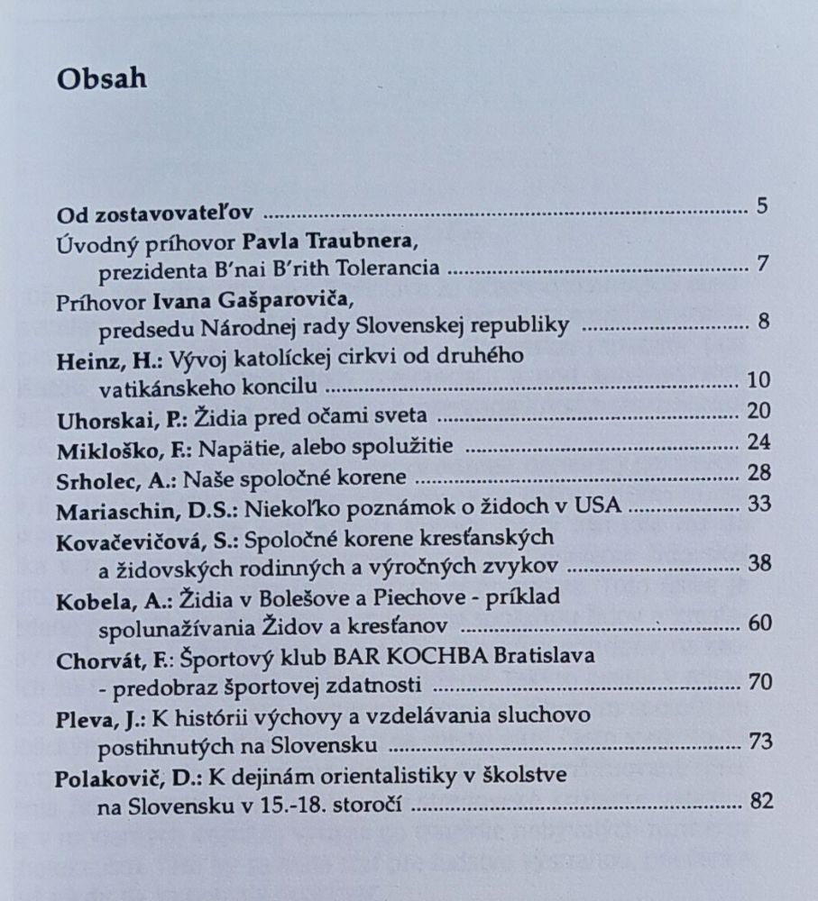 Acta judaica slovaca 1.