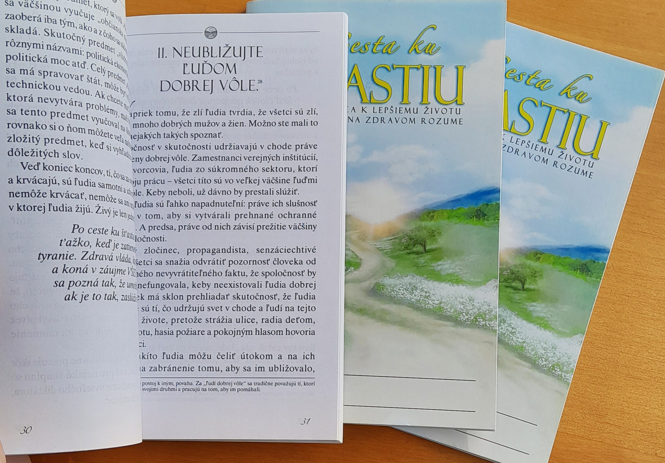 Náhradné brožúry - sprievodné k filmu Cesta ku šťastiu