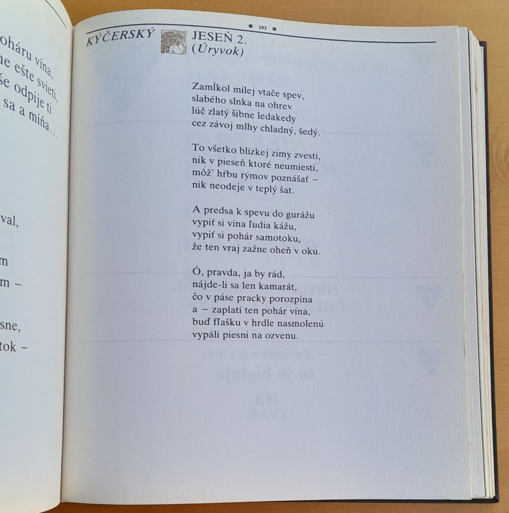 Chvála vína / Víno v slovenskej poézii