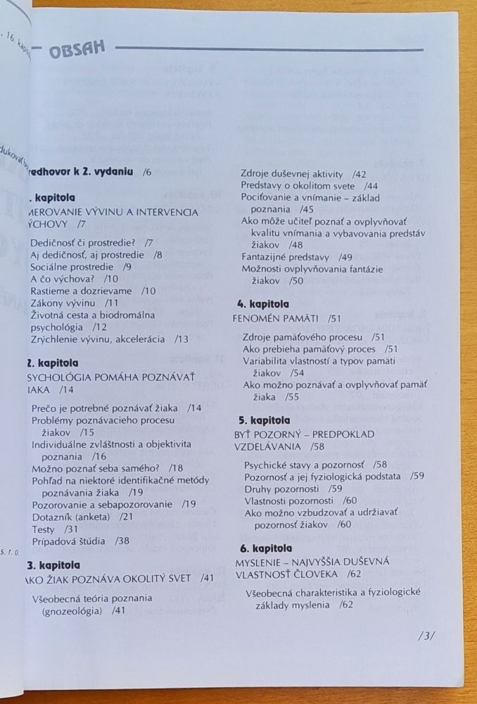 Základy učiteľskej psychológie