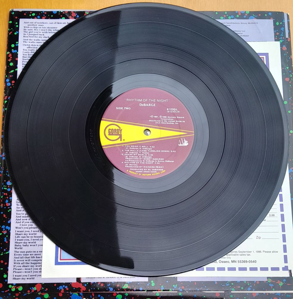 De Barge, Rhytm Of The Night - LP platňa, Long play