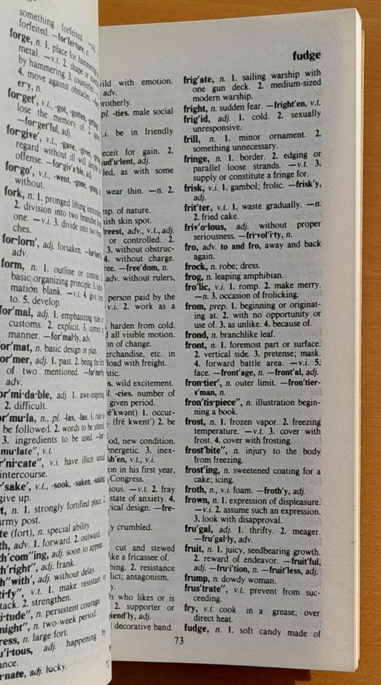 Websters Vest Pocket Dictionary