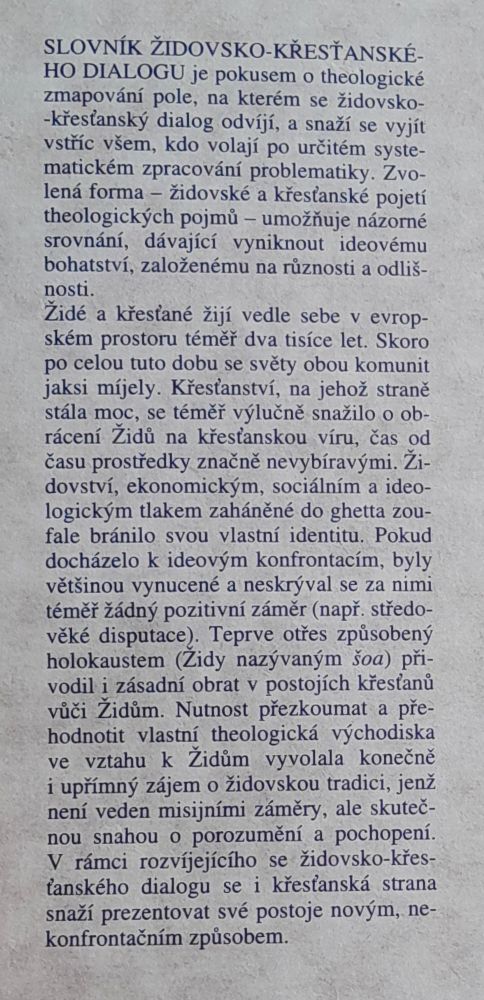 Slovník Židovsko-křesťanského dialogu