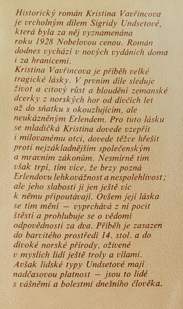 Kristina Vavřincova / 1. Věnec + 2. Paní / Knihy srdce