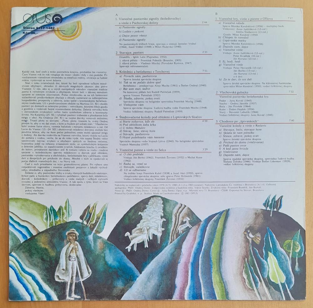 Vstávajte pastieri - LP platňa, long play