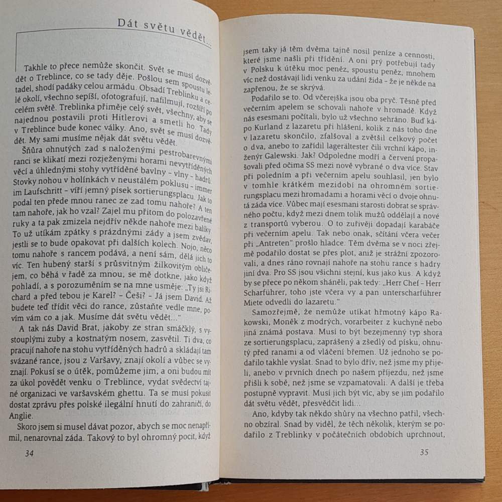 Treblinka, slovo jak z dětské říkanky / Svědectví o době a lidech sv. 2.